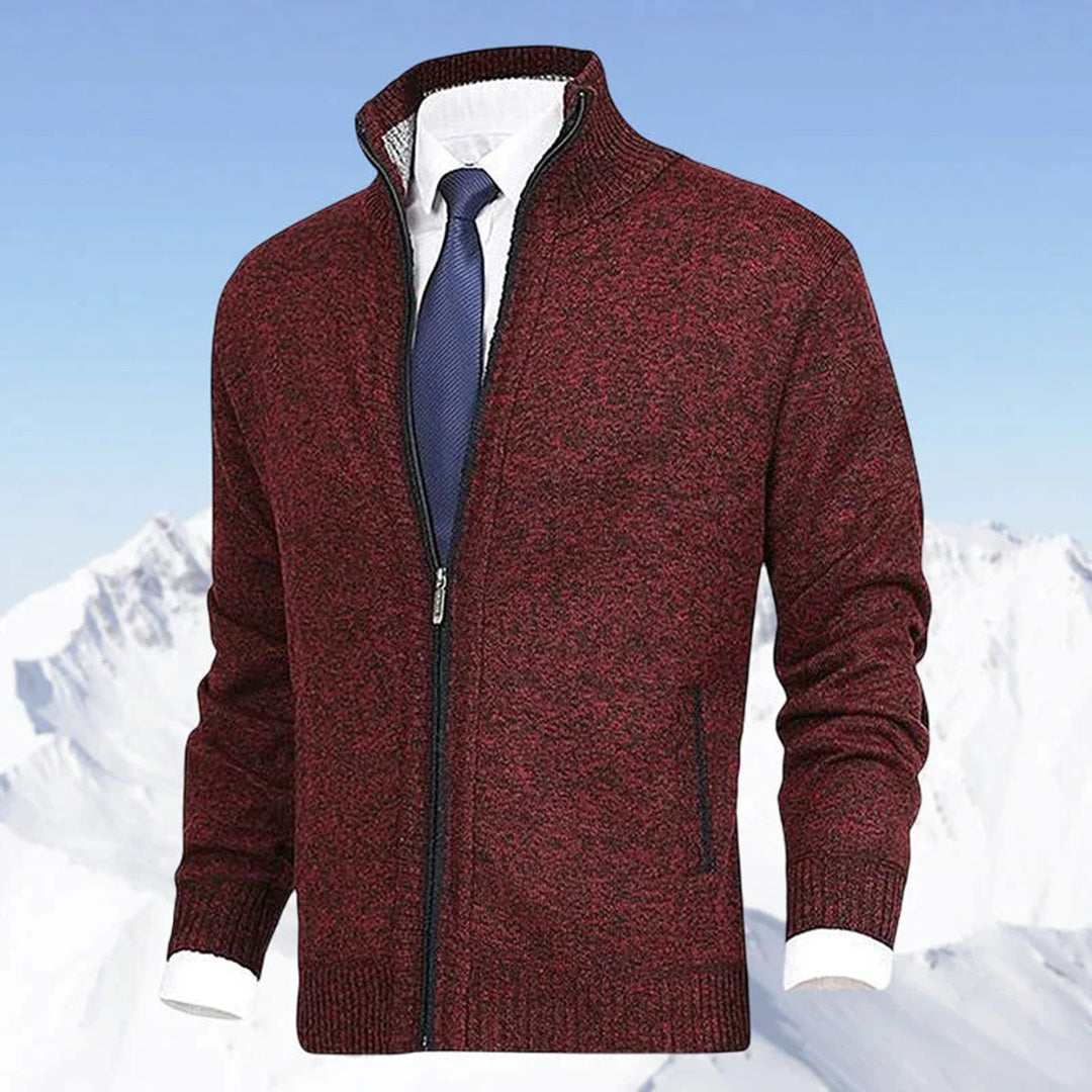 Hervin™ | Refined Knit Zip Cardigan