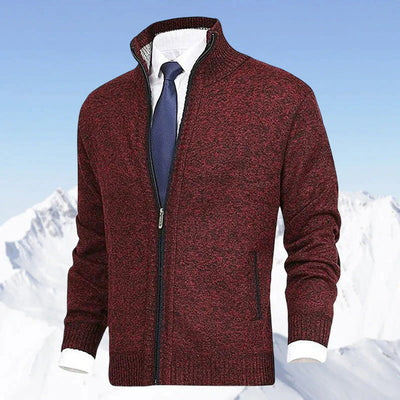 Hervin™ | Refined Knit Zip Cardigan