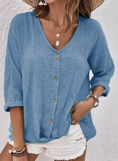 Kalista™ | Relaxed Linen Blouse