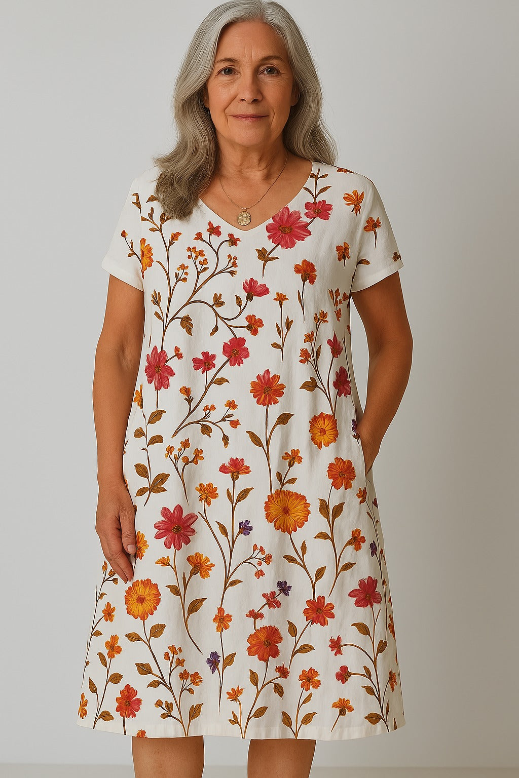 Laura™ | Bohemian Floral Dress