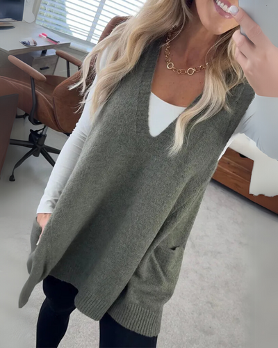 Isalie™ | Sleeveless Knit Vest
