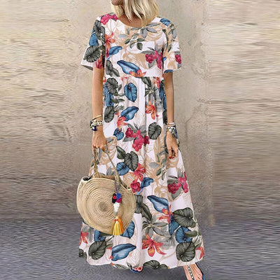 Mira™ | Vibrant Floral Maxi Dress
