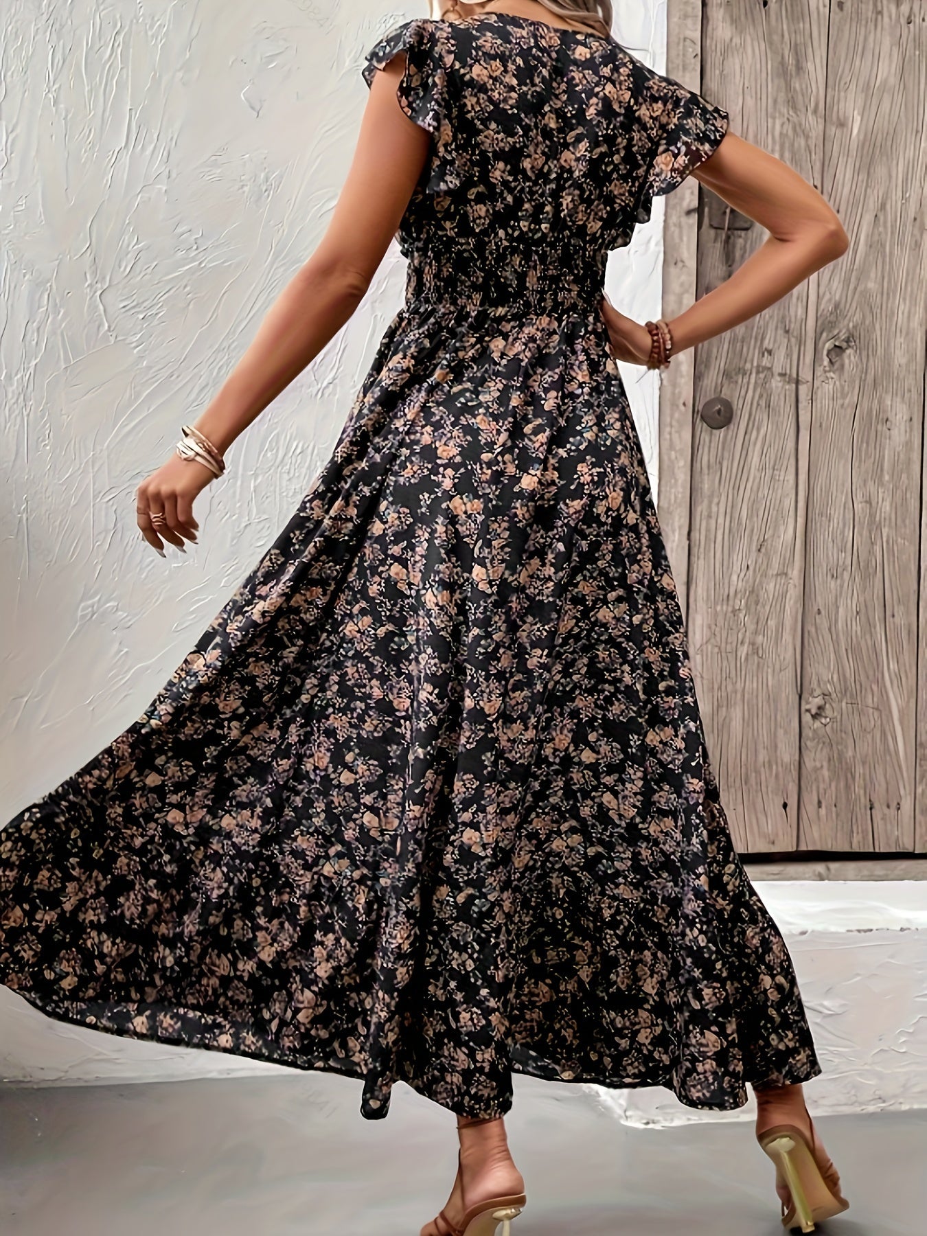 Nova™ | Floral Print Waist Dress