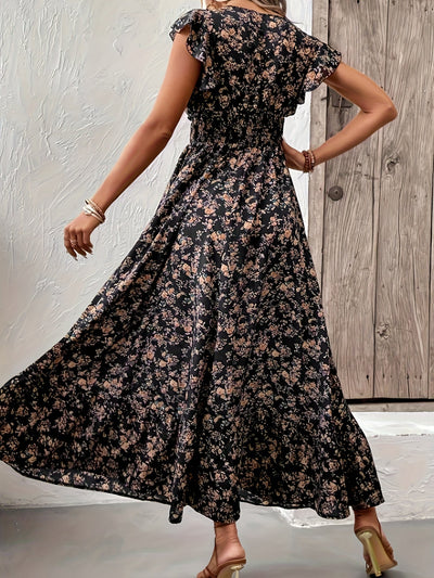 Nova™ | Floral Print Waist Dress