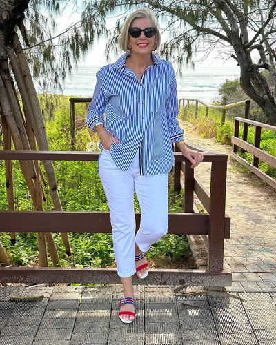 Amaya™ | Striped Shirt