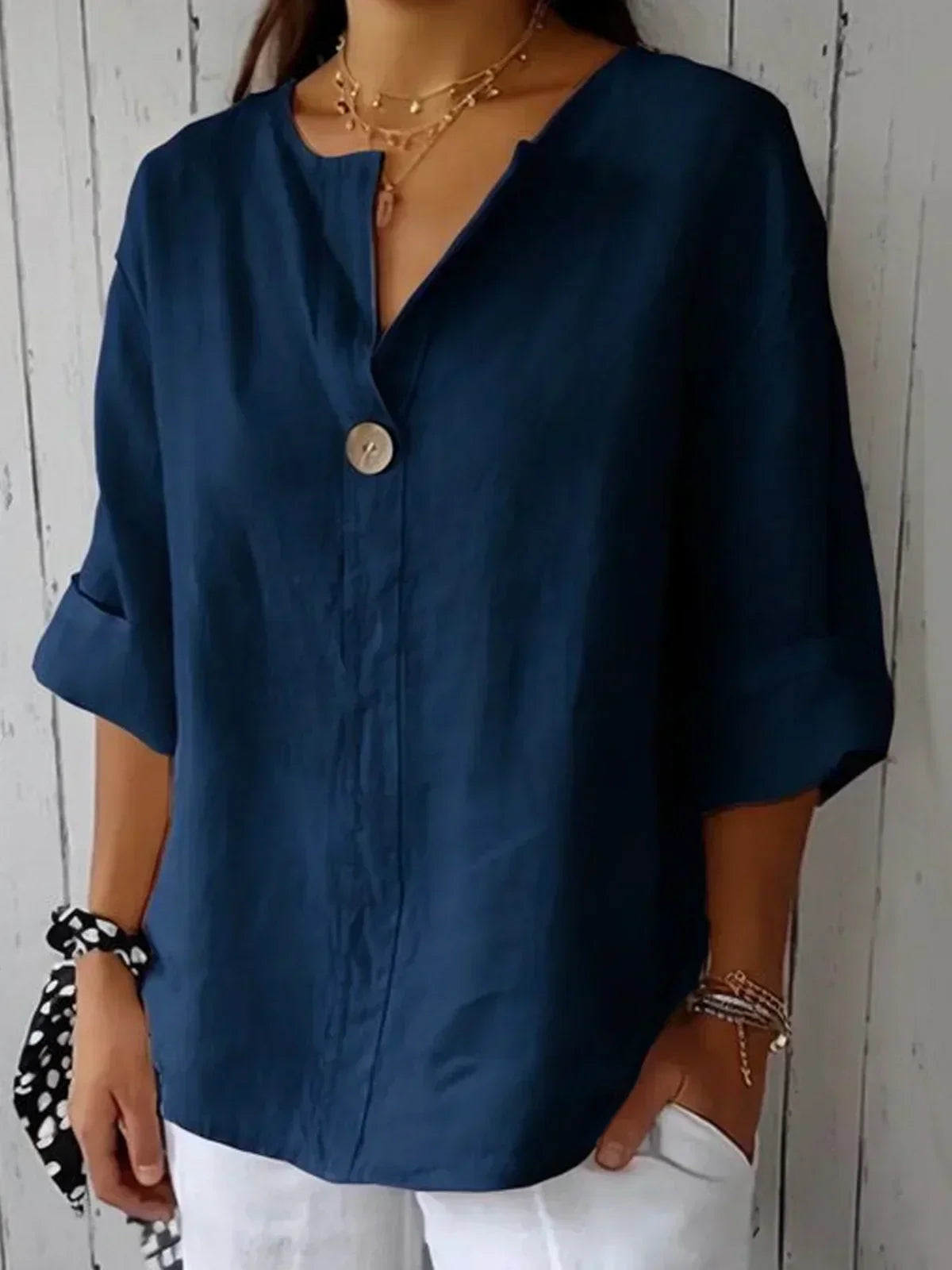 Amira™ | Casual V-Neck Blouse