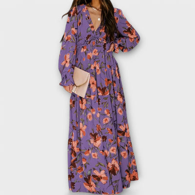 Sélina™ | Romantic Floral Maxi Dress