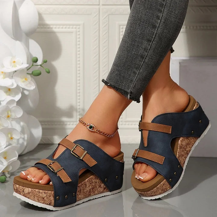 Petra™ | Fashionable Orthopedic Sandals with Platform and Wedge