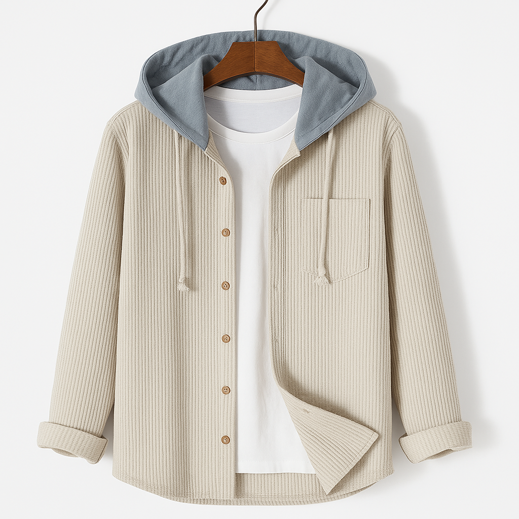 Bastian™ | Dual-Layer Hoodie Shirt Jacket