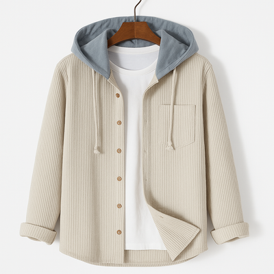 Bastian™ | Dual-Layer Hoodie Shirt Jacket
