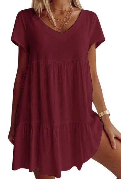 Josephine™ | Chic and Casual V-Neck Dress