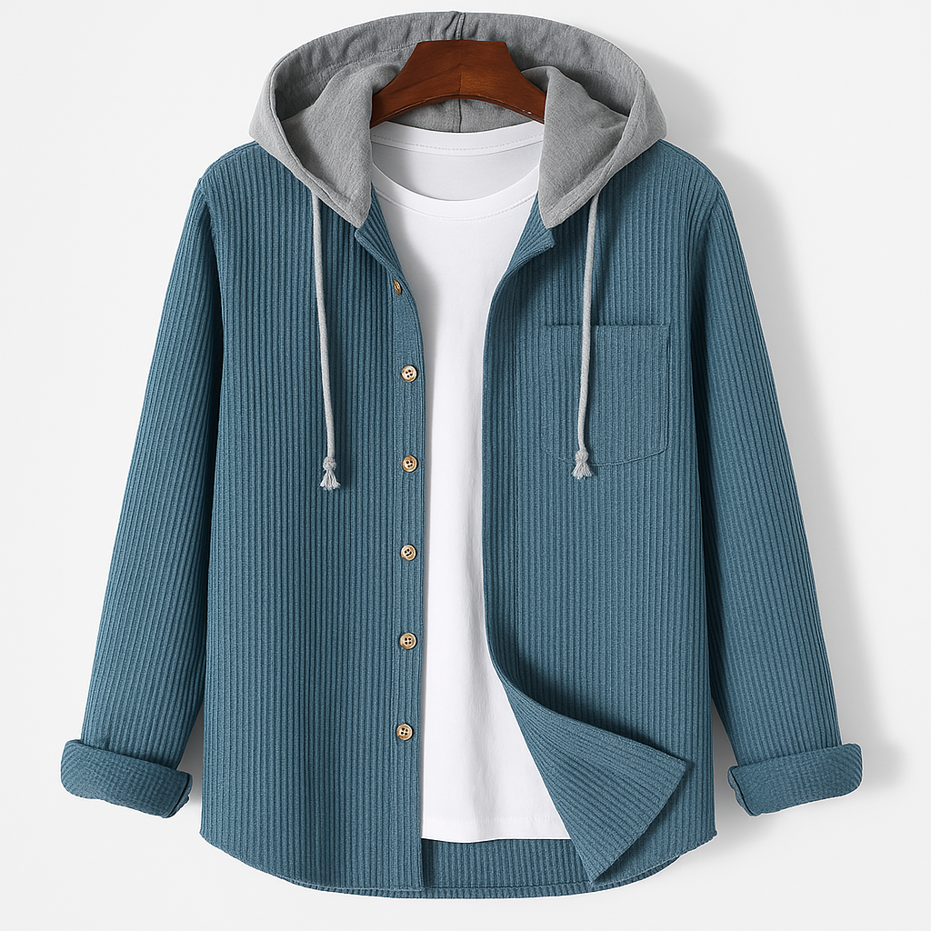 Bastian™ | Dual-Layer Hoodie Shirt Jacket