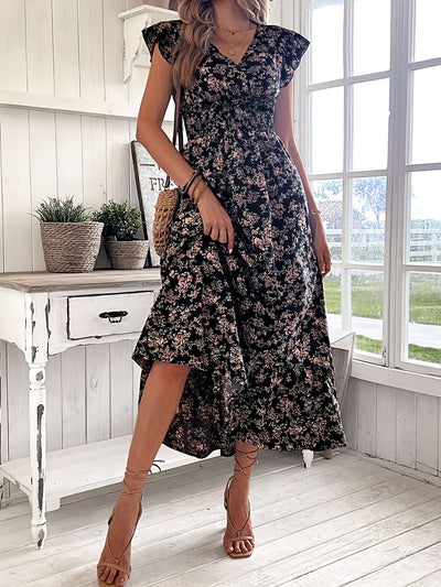 Nova™ | Floral Print Waist Dress