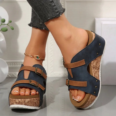 Petra™ | Fashionable Orthopedic Sandals with Platform and Wedge