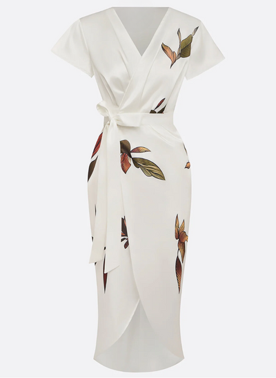 Aveline™ | Elegant Floral Wrap Dress
