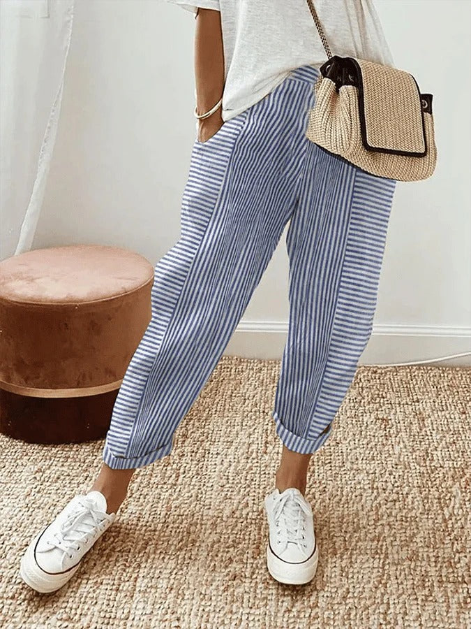 Adele™ | Stripped Pants