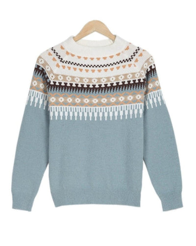 Aurora™ | Nordic Pattern Knit Sweater
