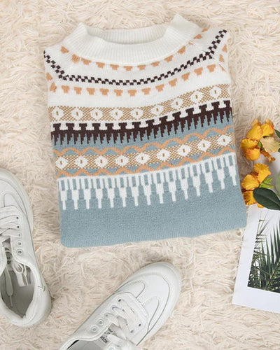 Aurora™ | Nordic Pattern Knit Sweater