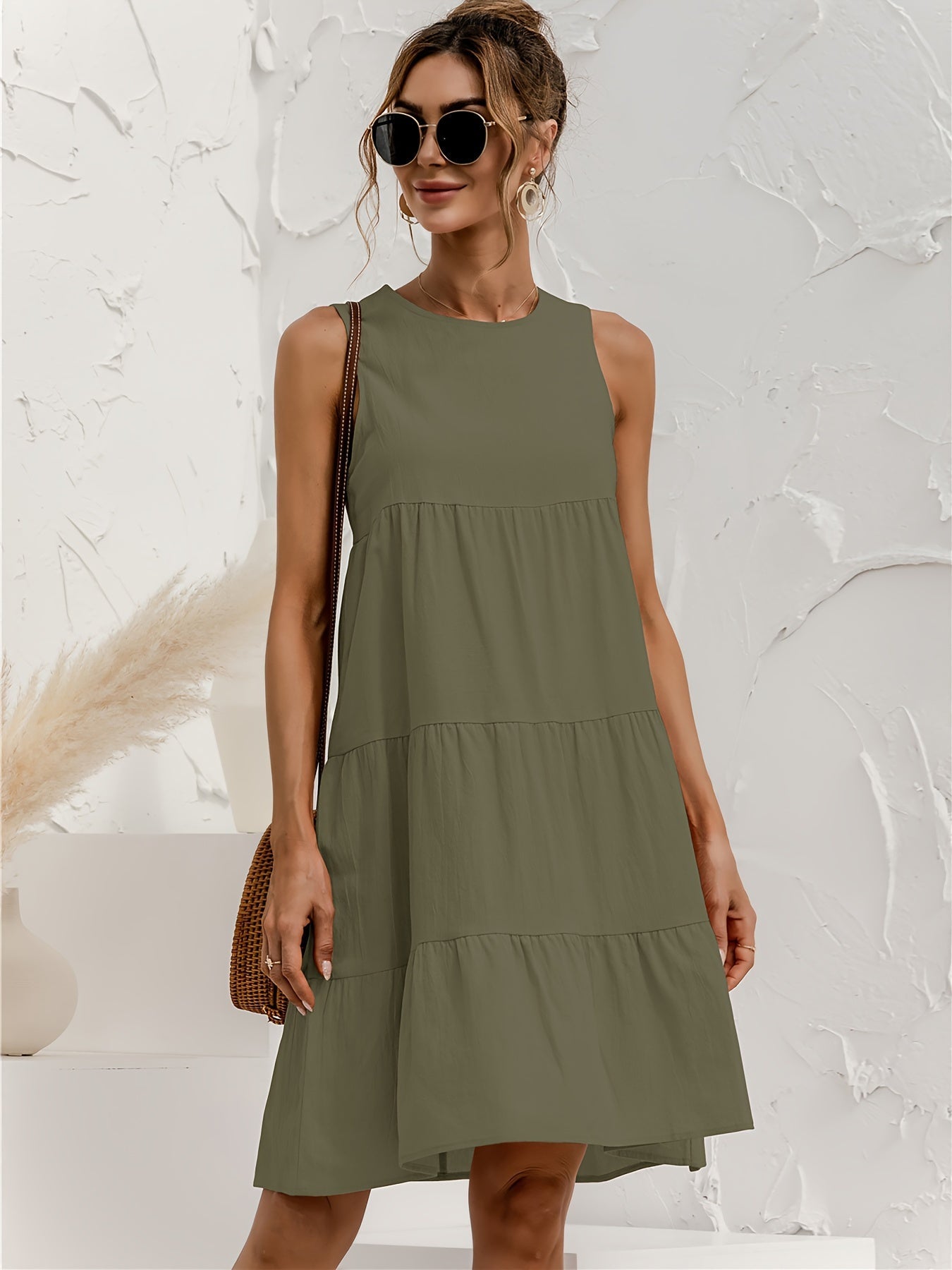 Selena™ | Tiered Tank Dress