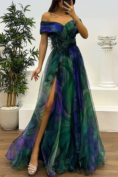 Daniela™ | Stunning Off Shoulder Maxi Dress