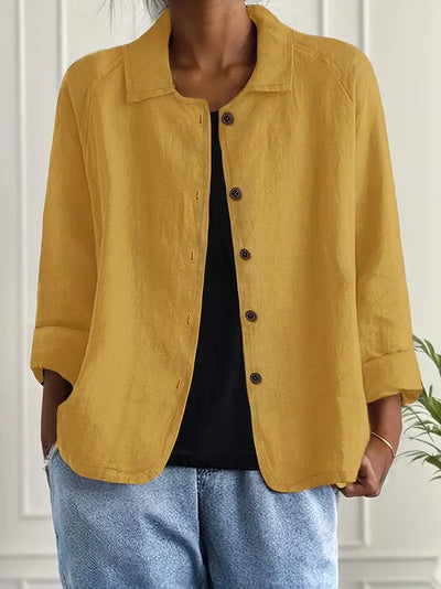 Éliane™ | Lightweight Linen-Blend Jacket