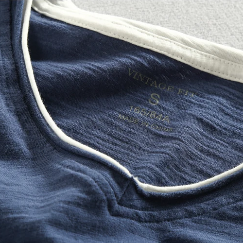 Ewan™ | Classic V-Neck Long Sleeve Tee