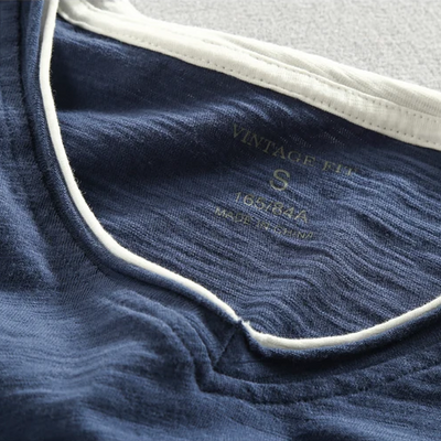 Ewan™ | Classic V-Neck Long Sleeve Tee