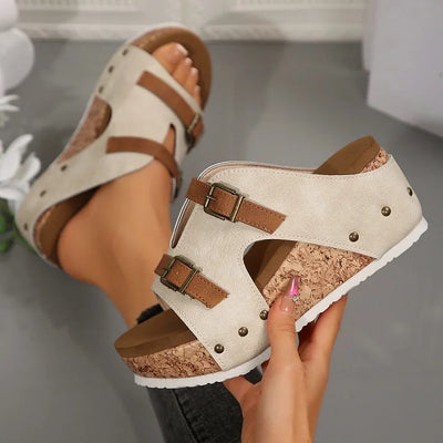 Petra™ | Fashionable Orthopedic Sandals with Platform and Wedge