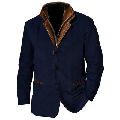 Kevin™ | Vintage Buckskin Leather Jacket