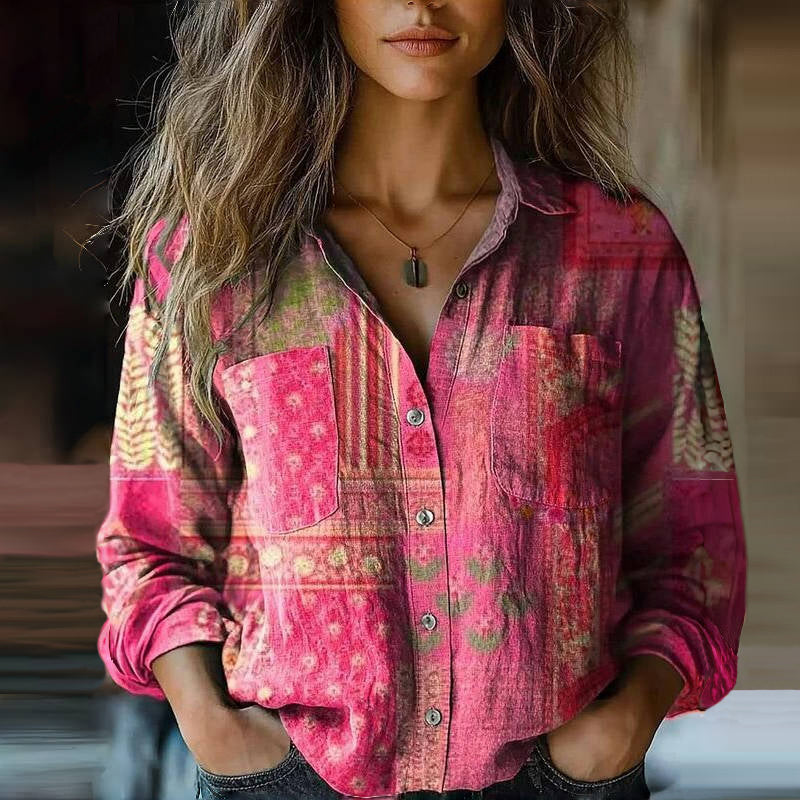 Rosie™ | Vintage Printed Blouse