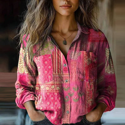 Rosie™ | Vintage Printed Blouse