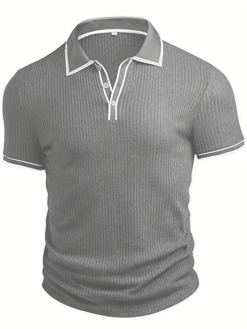 Naël™ | Tailored Knit Polo Shirt