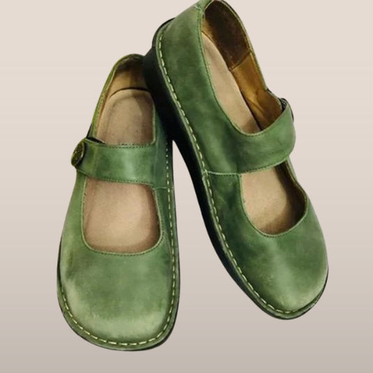 Verdalie™ | Vintage Leather Mary Janes