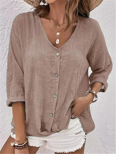 Kalista™ | Relaxed Linen Blouse