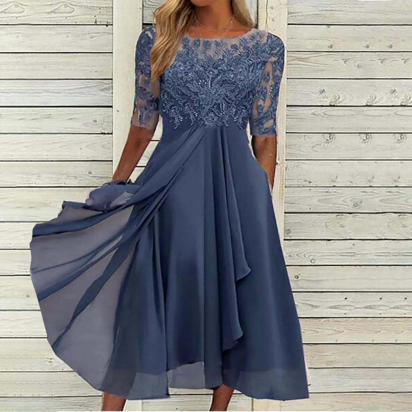 Daryana™ | Elegant Lace Midi Dress