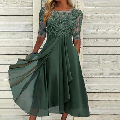 Daryana™ | Elegant Lace Midi Dress