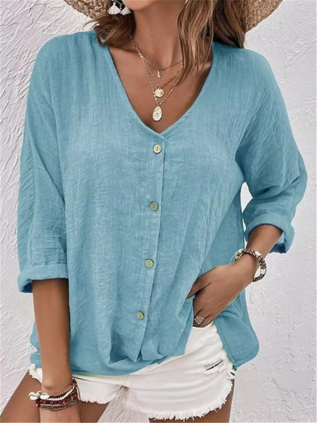 Kalista™ | Relaxed Linen Blouse