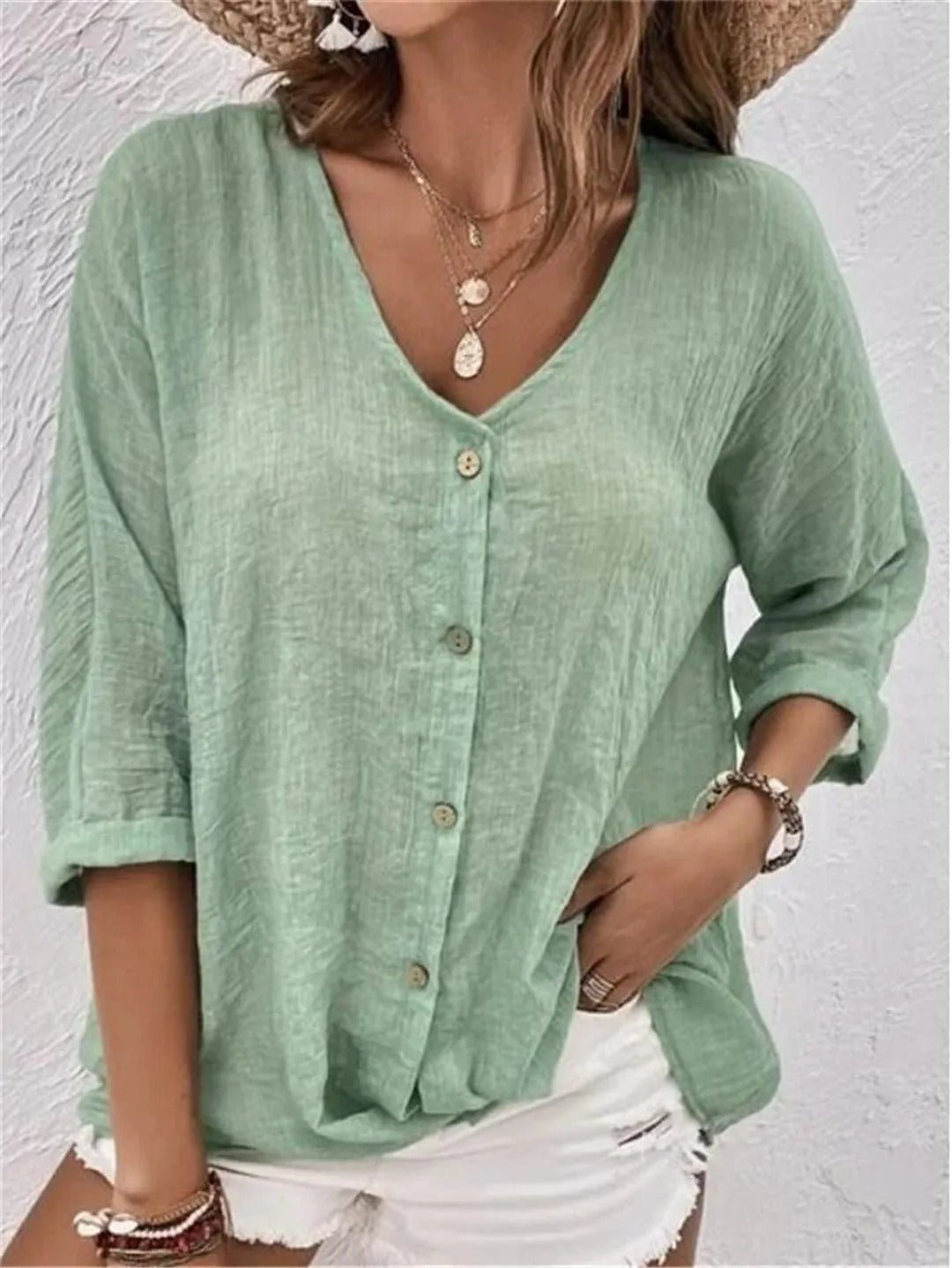 Kalista™ | Relaxed Linen Blouse