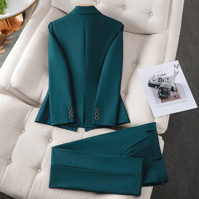 Roxanne™ | Women’s Plain Blazer and Pants Set