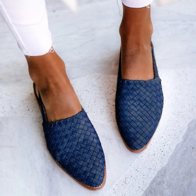 Syrine™ | Handwoven Slingback Flats