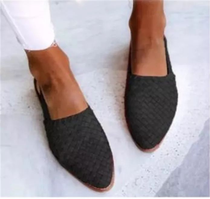 Syrine™ | Handwoven Slingback Flats