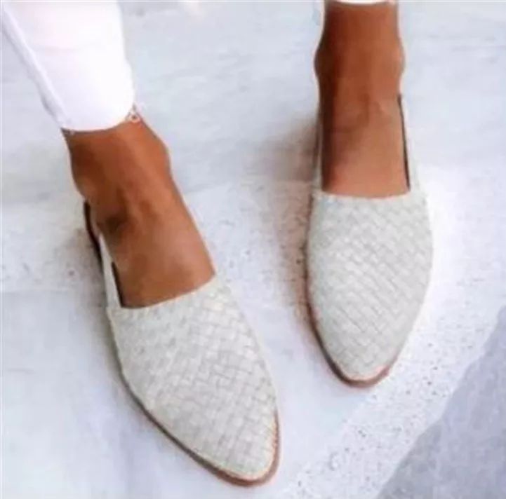 Syrine™ | Handwoven Slingback Flats