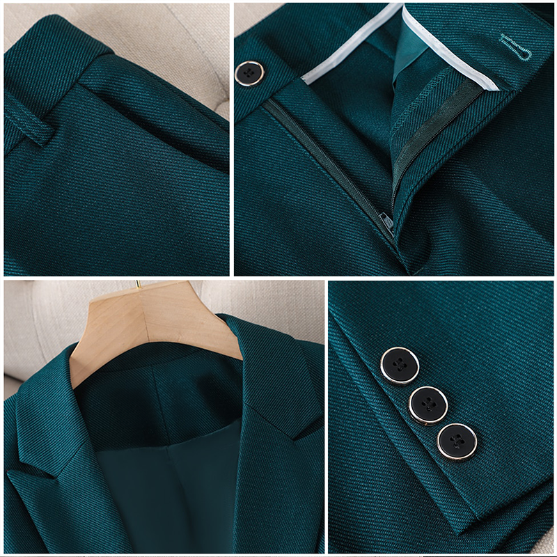 Roxanne™ | Women’s Plain Blazer and Pants Set
