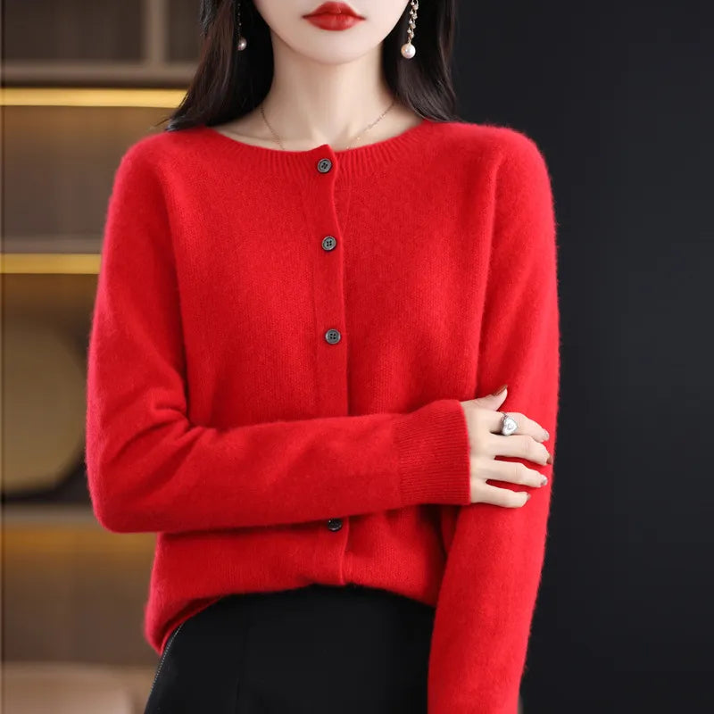 Solenne™ | Soft Knit Button Cardigan
