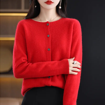 Solenne™ | Soft Knit Button Cardigan