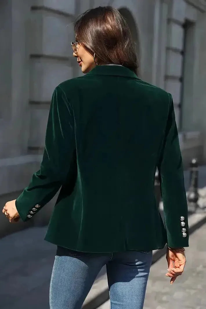 Floretta™ | Tailored Velvet Blazer