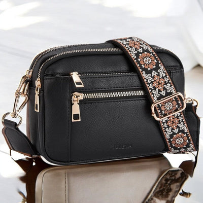 Brelia™ | Refined Leather Shoulder Bag