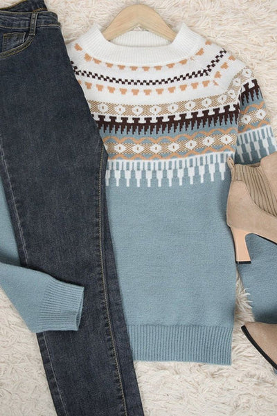 Aurélise™ | Nordic Knit Sweater