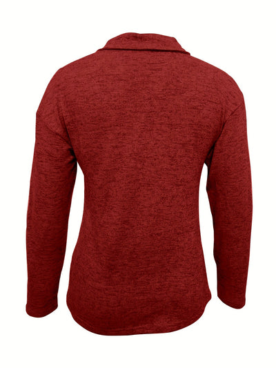 Béloria™ | Zip Collar Casual Top