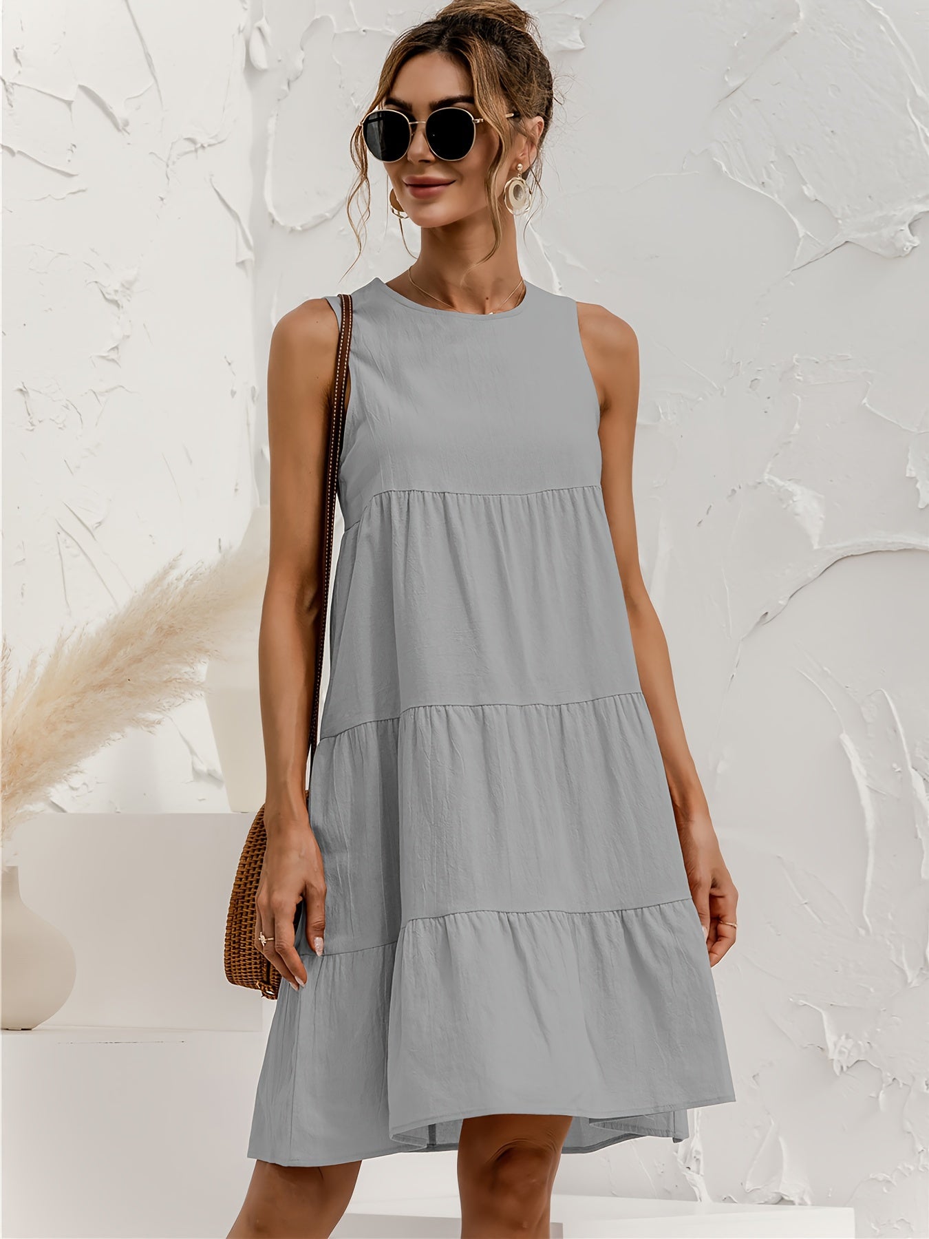 Selena™ | Tiered Tank Dress